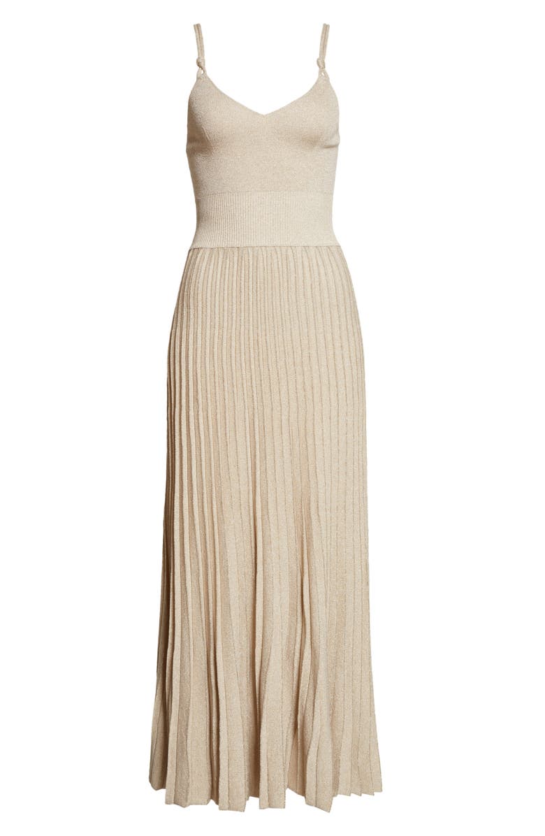 Proenza Schouler Metallic Knit Dress, Alternate, color, 