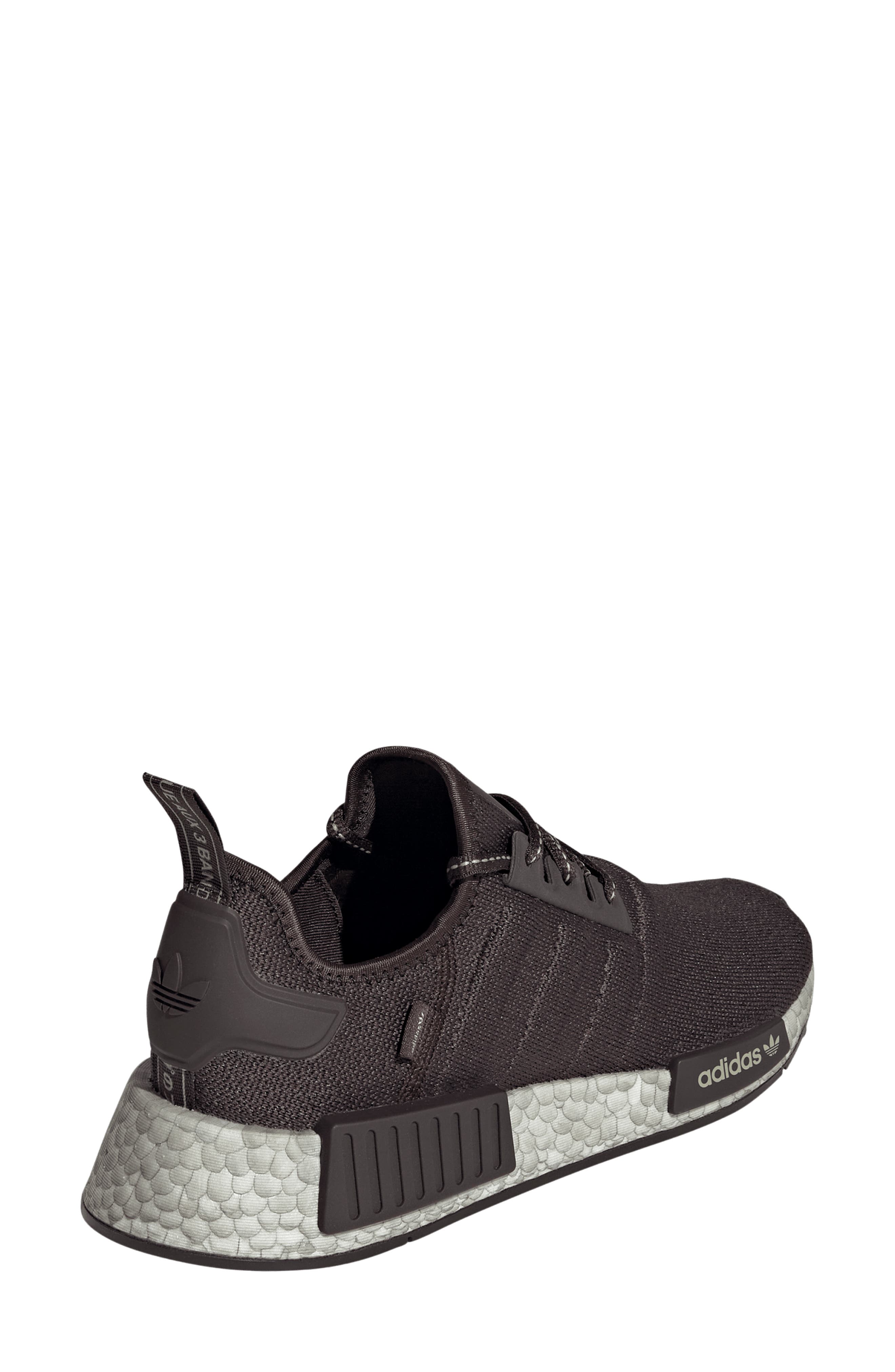 NMD_R1 Runner Sneaker, Alternate, color, BROWN/ BROWN/ GREY