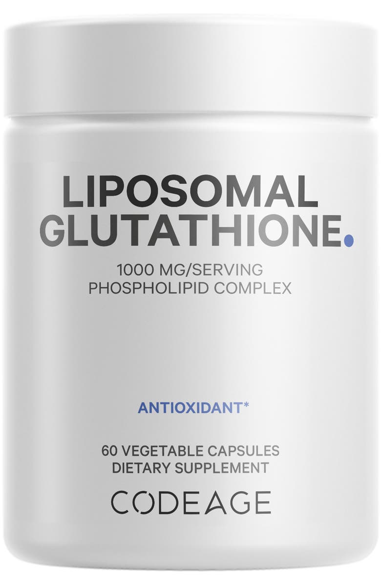 Codeage Liposomal Glutathione 1000mg L-Glutathione Supplement, Main, color, 