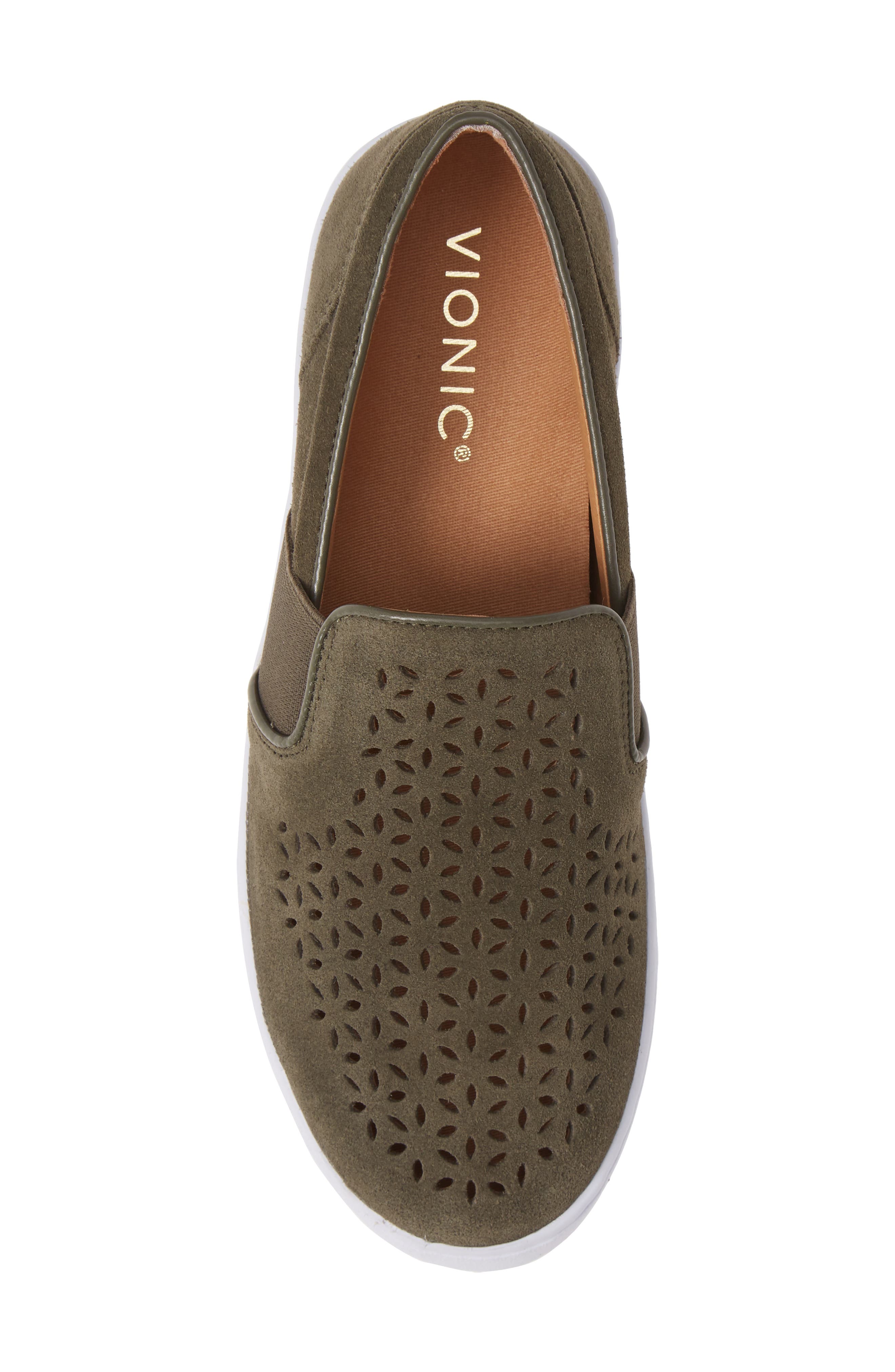 Vionic Kani Perforated Slip-On Sneaker, Alternate, color, 