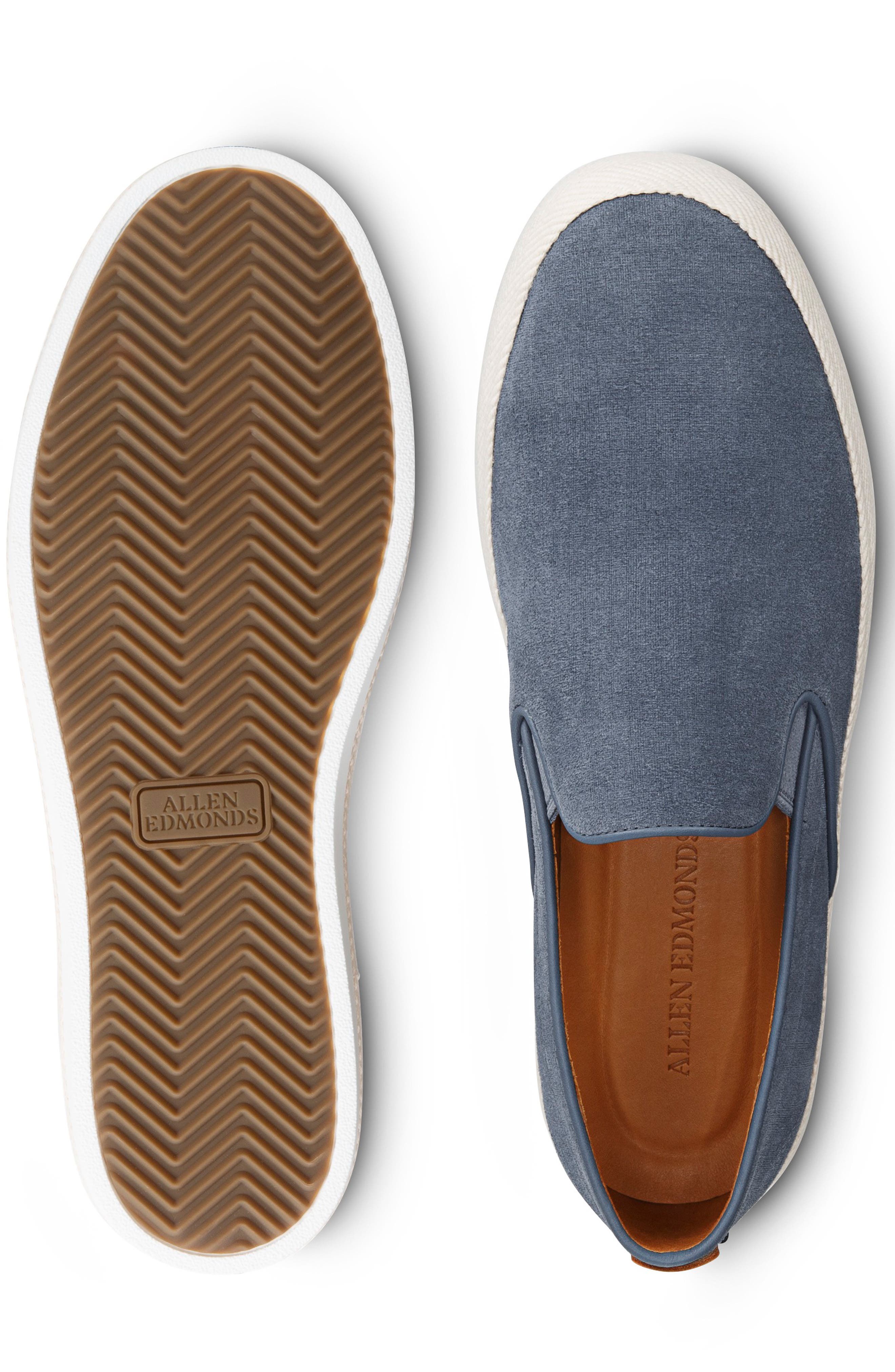 Allen Edmonds Holden Beach Slip-On Sneaker, Alternate, color, Denim