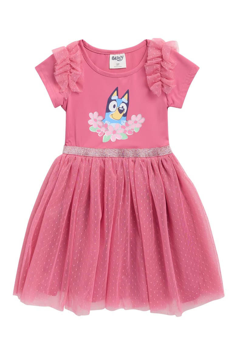 Kids' Bluey Ballerina Tutu Dress, Main, color, MAUVE