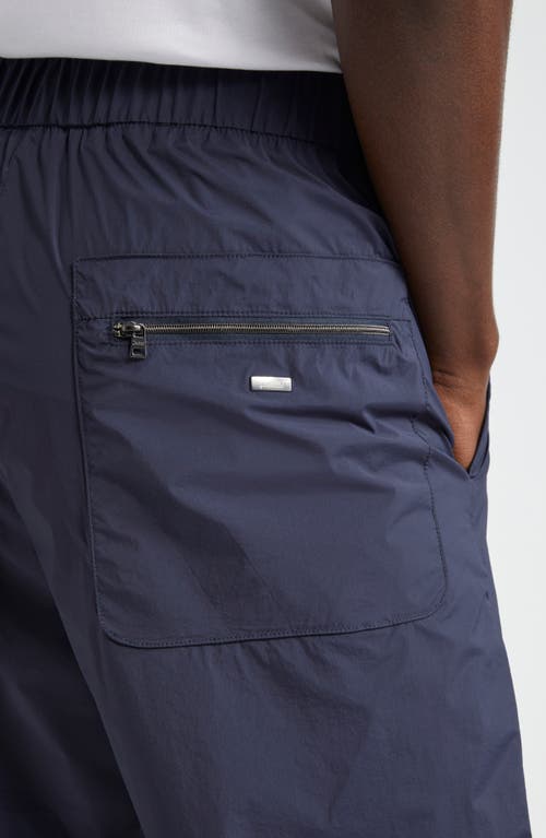 Herno Water Repellent Stretch Nylon Joggers In Blue