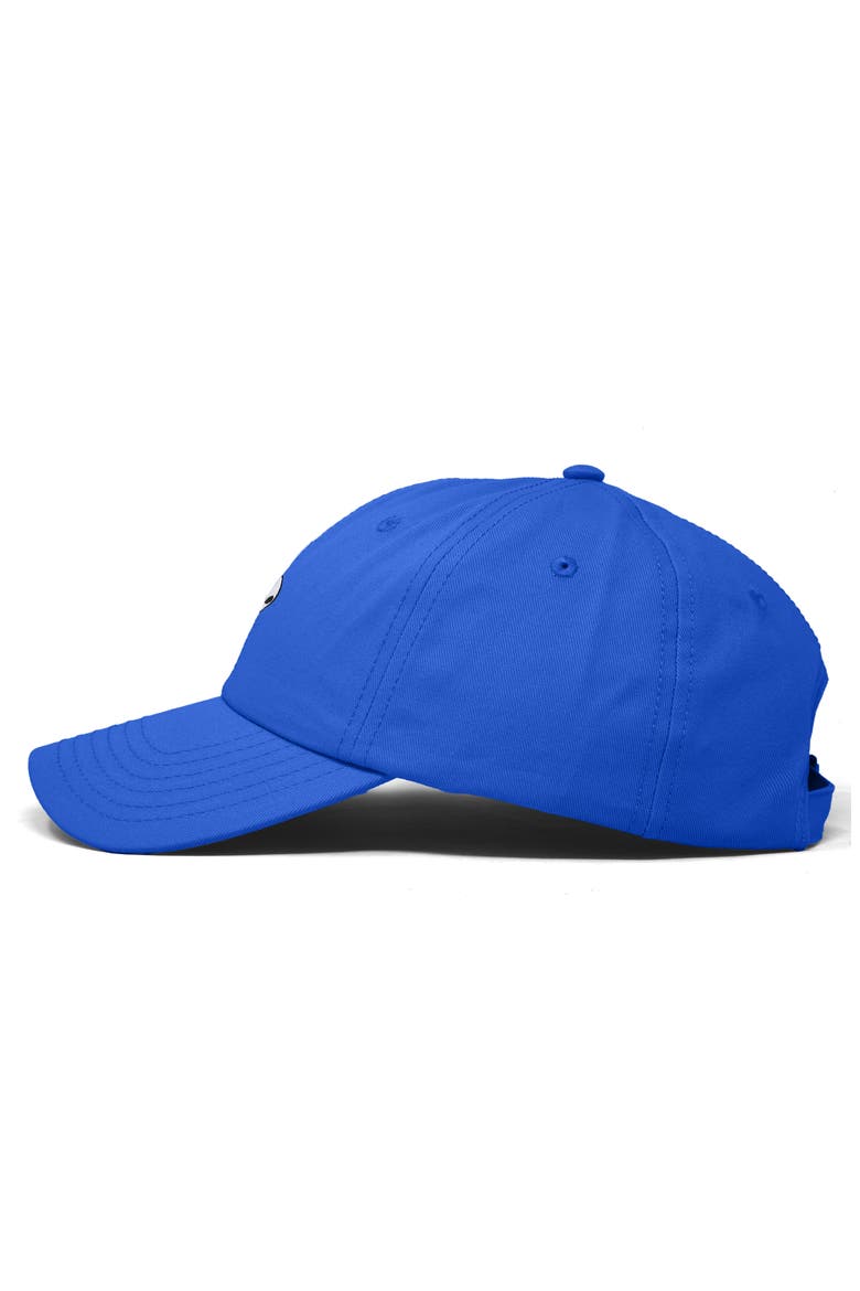 Mens Lil Alien Cotton Dad Cap, Alternate, color, Royal Blue