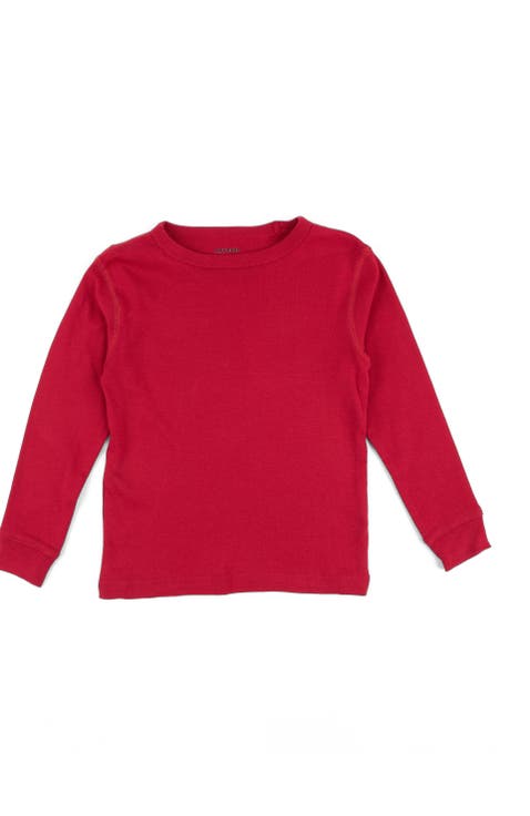 Kids Long Sleeve T-Shirt, 100% Cotton, Solid Colors