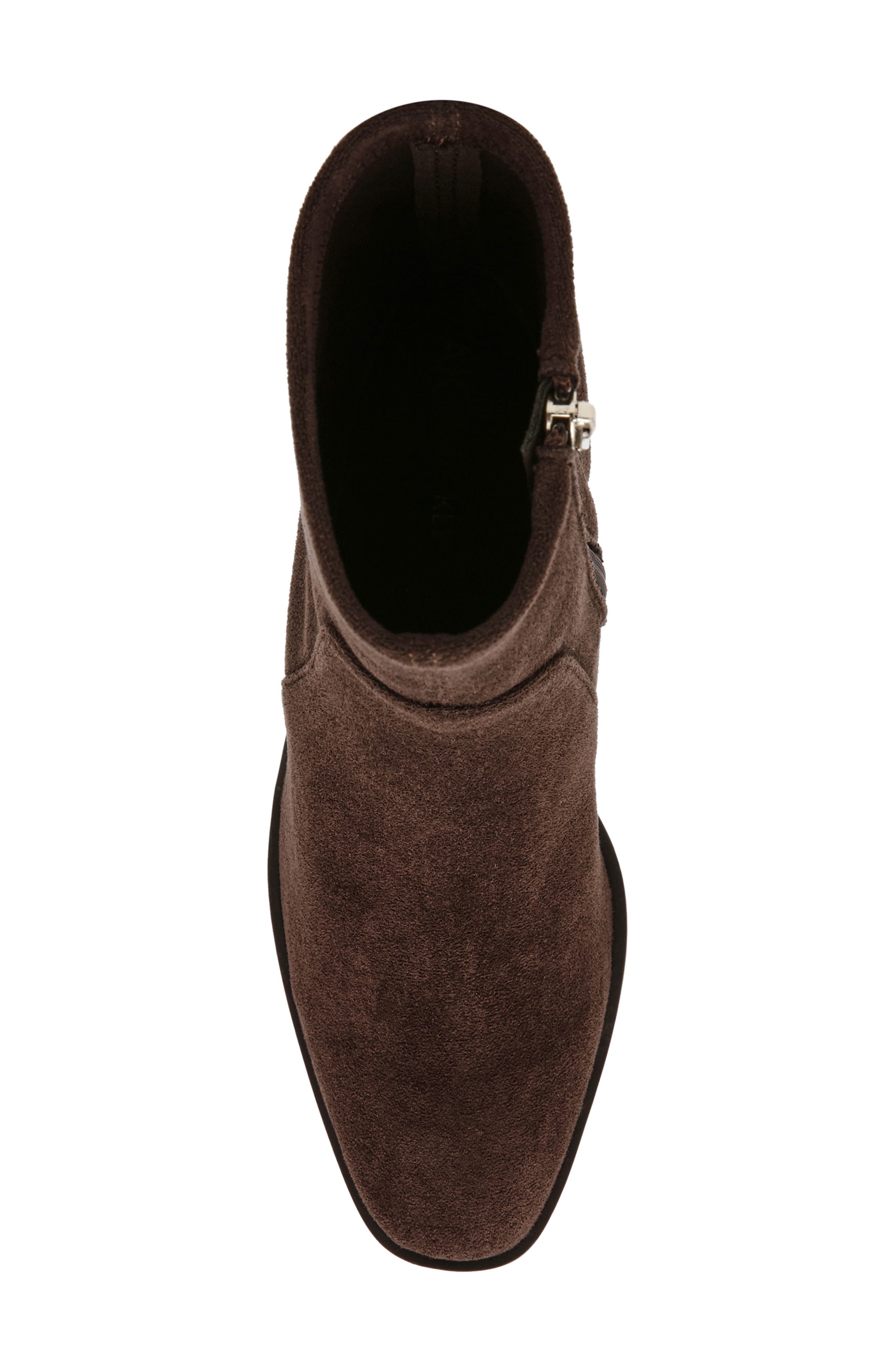 Anne Klein Astrid Boot, Alternate, color, Chocolate Microsuede