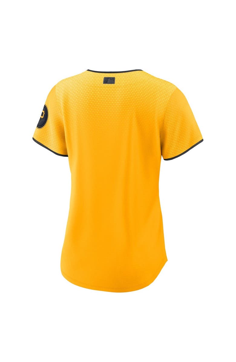 Nike Women's Nike Gold Pittsburgh Pirates City Connect Replica Jersey, Alternate, color, Gold