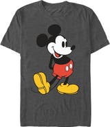 Mickey & Friends Men's Mickey & Friends Large Pose  Graphic T-Shirt