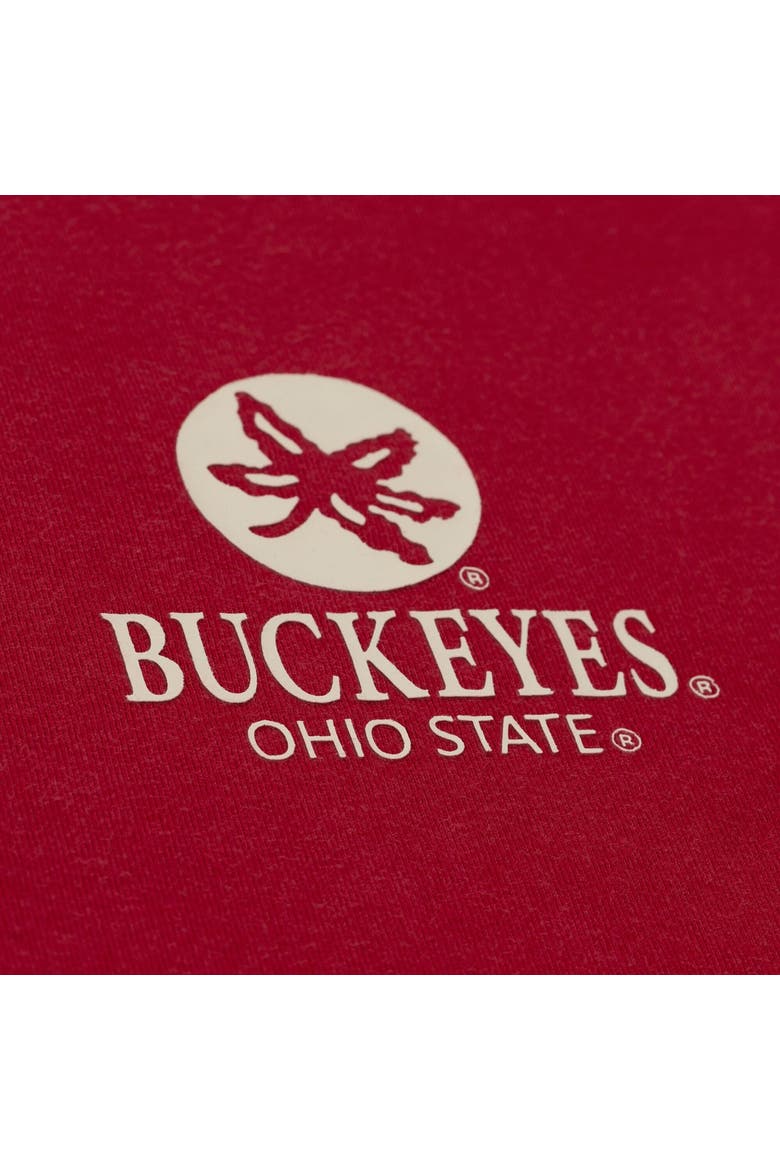 Men's  Mitchell & Ness  Scarlet Ohio State Buckeyes Core Icon T-Shirt, Alternate, color, Scarlet