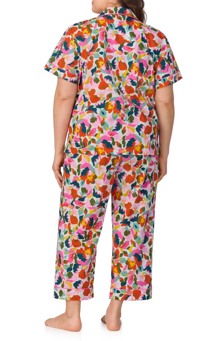 BedHead Pajamas Print Crop Poplin Pajamas, Alternate, color,