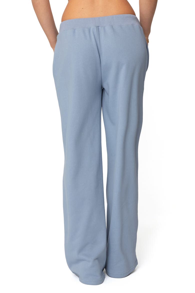 Straight Leg French Terry Sweatpants, Alternate, color, BLUE