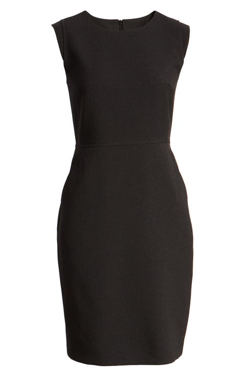 Crepe Sheath Dress