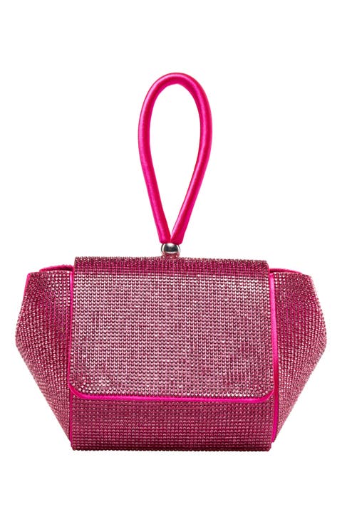 Architectural Rhinestone Evening Bag