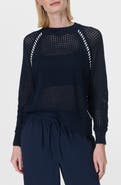 Sweaty Betty Tides High Whipstitch Open Knit Sweater