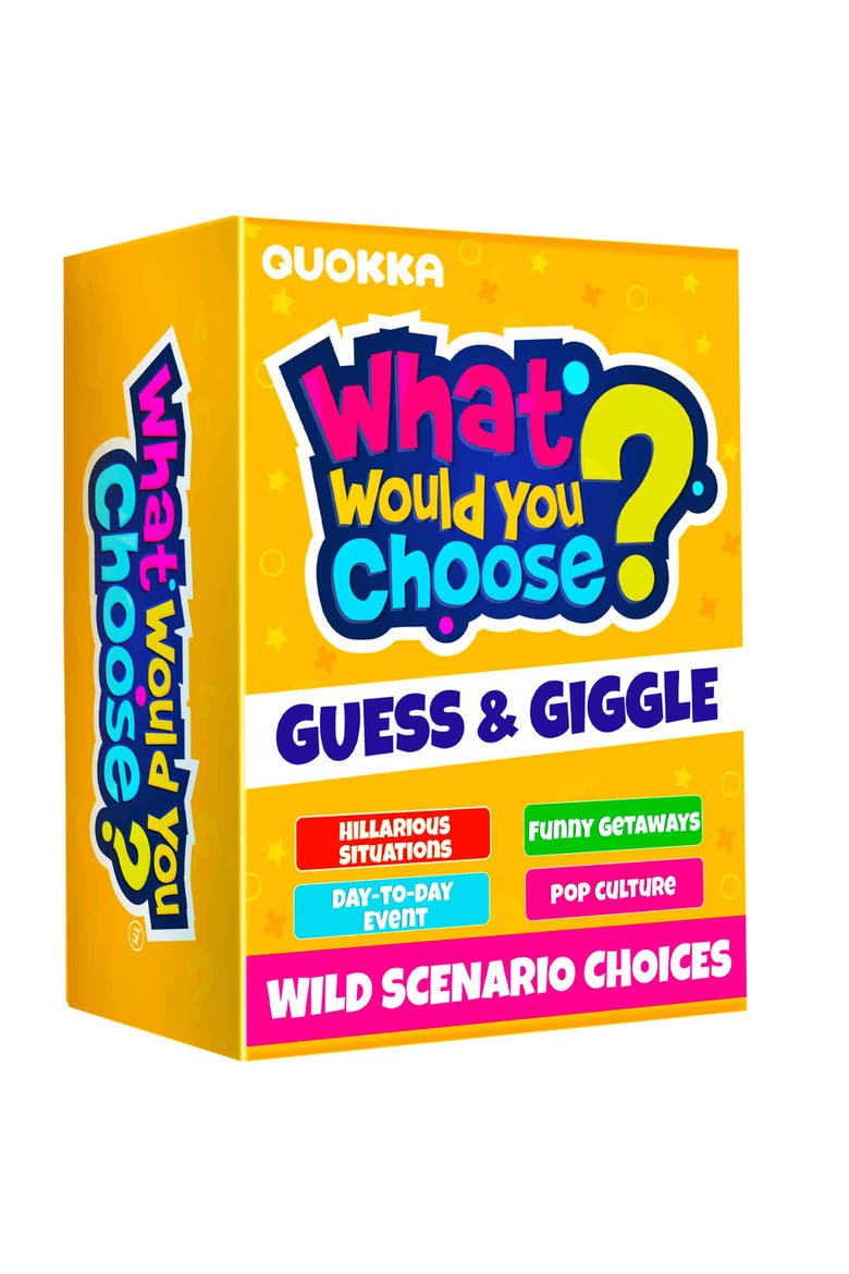 What Would You Choose? Trivia and Card Games for Kids & Family, Main, color, Hilarious Situations Set Of 4