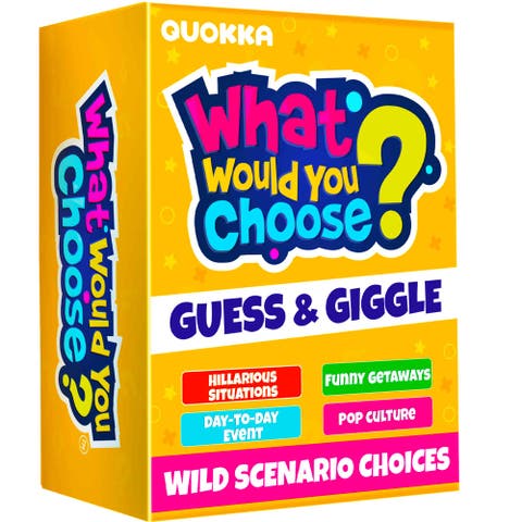 What Would You Choose? Trivia and Card Games for Kids & Family