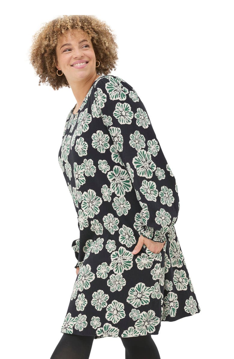 FatFace Women's Plus Size Kareen Spaced Floral Jersey Dress, Main, color, 