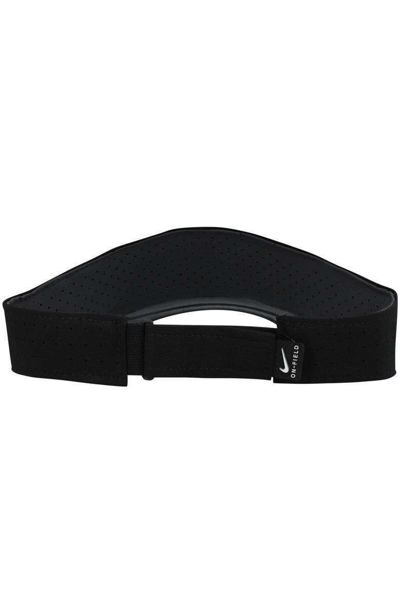 Nike Men's Nike Black Georgia Bulldogs 2021 Sideline Performance Visor, Alternate, color,