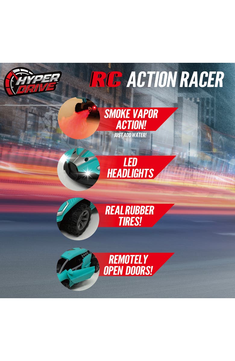 Hyper Drive RC Action Racer, 124 Scale Car, Alternate, color, 
