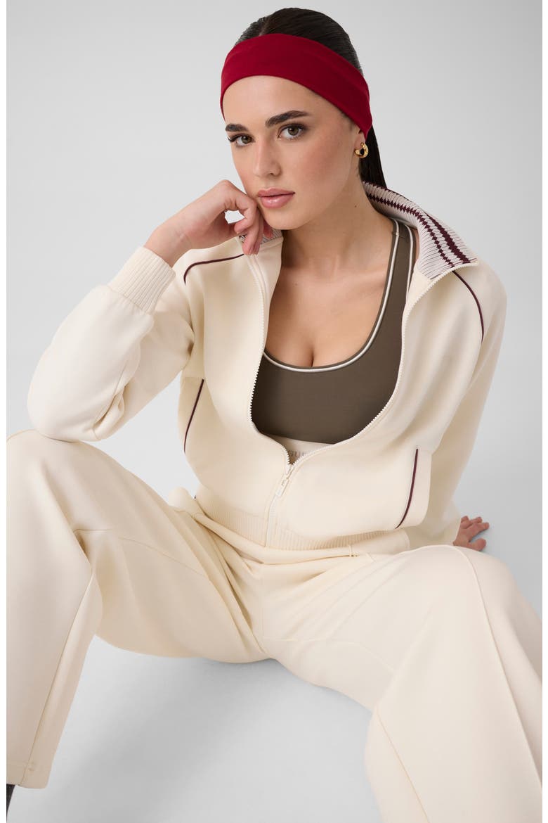 Sibilla Full Zip Sweatshirt, Alternate, color, VANILLA CREAM