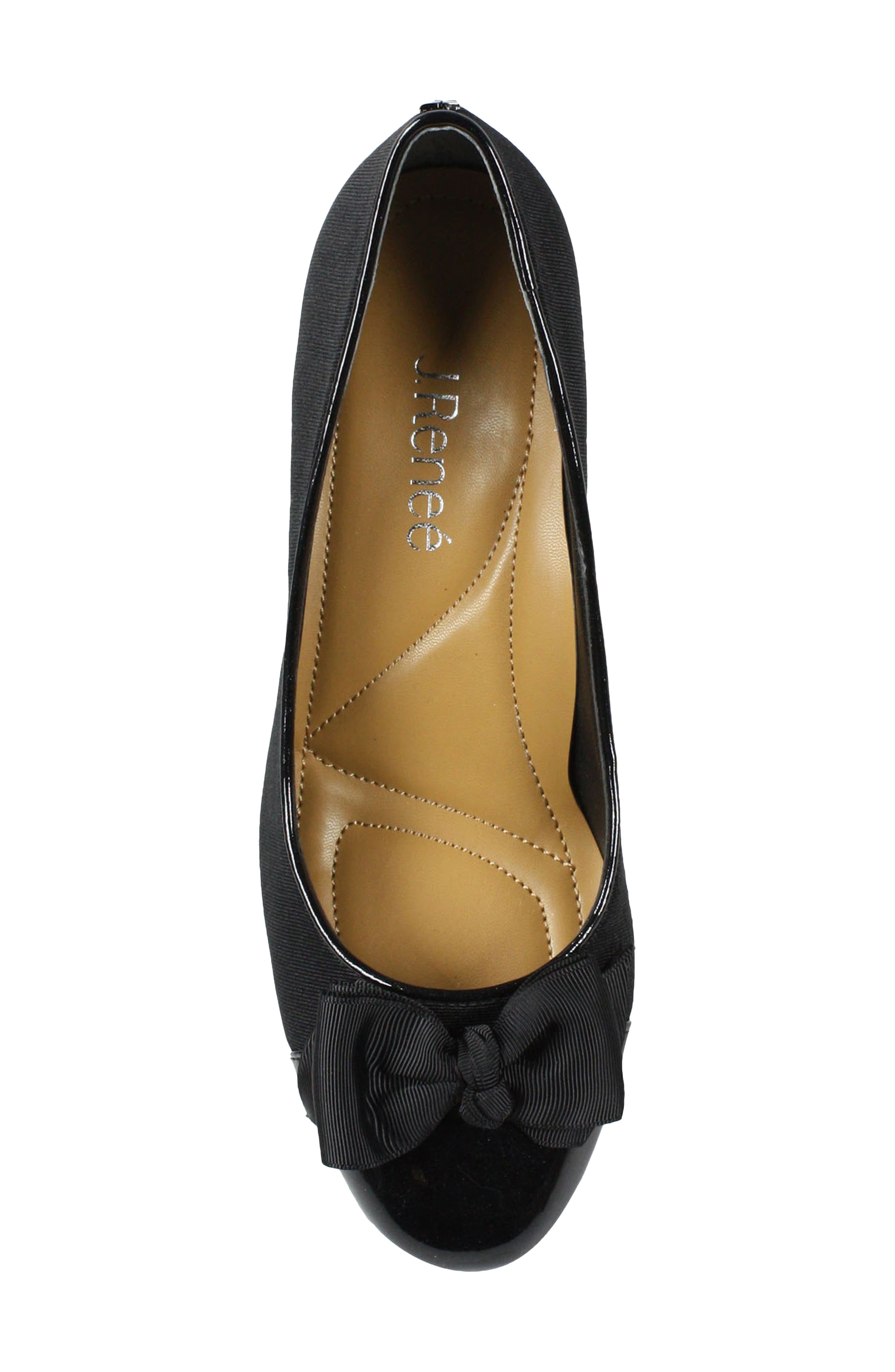 J. Reneé Gelar Bow Cap Toe Pump, Alternate, color, 