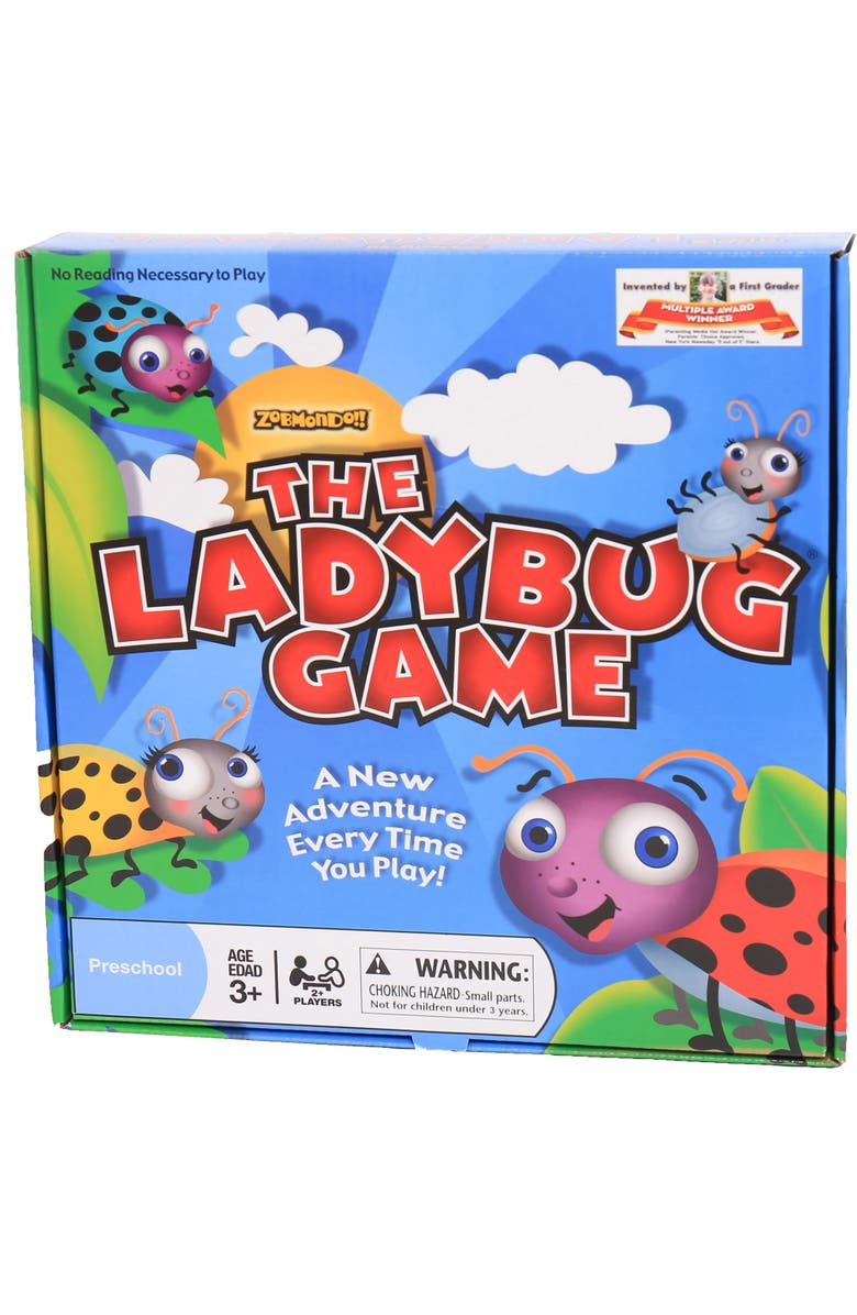 Zobmondo!! Ladybug Kids Board Game, Main, color, Multicolored