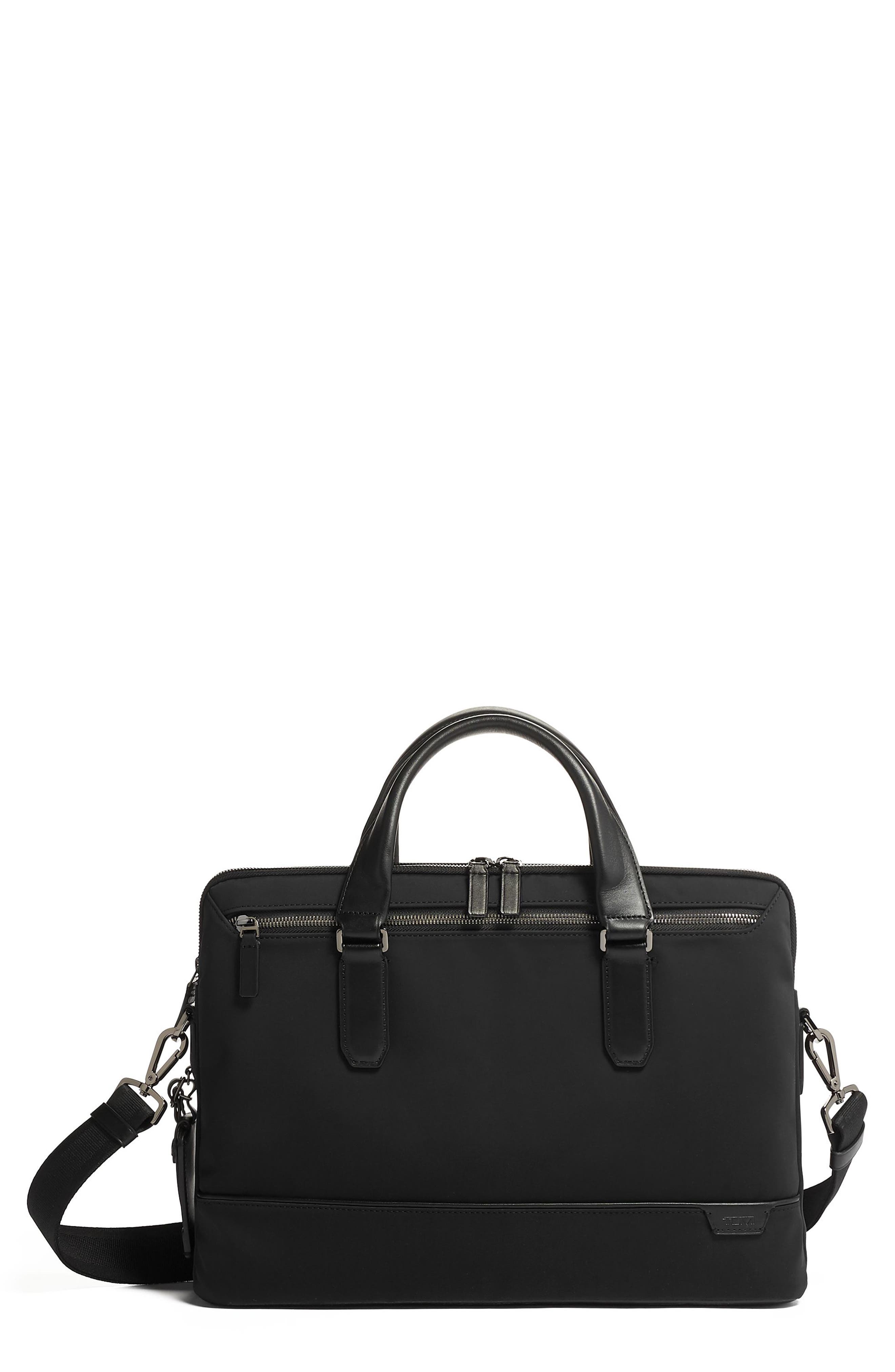 TUMI Sycamore Slim Nylon Briefcase, Main, color, 