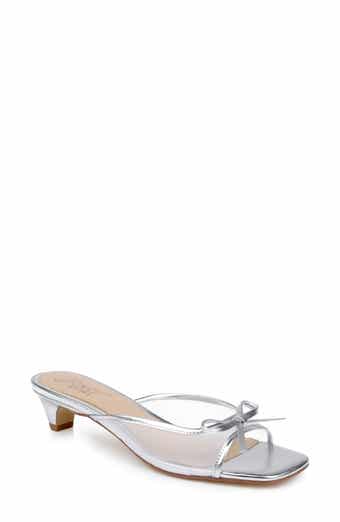 Jewel Badgley Mischka Felisha Kitten Heel Slide Sandal