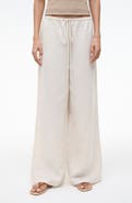STAUD Mateo Mid Rise Linen Pants