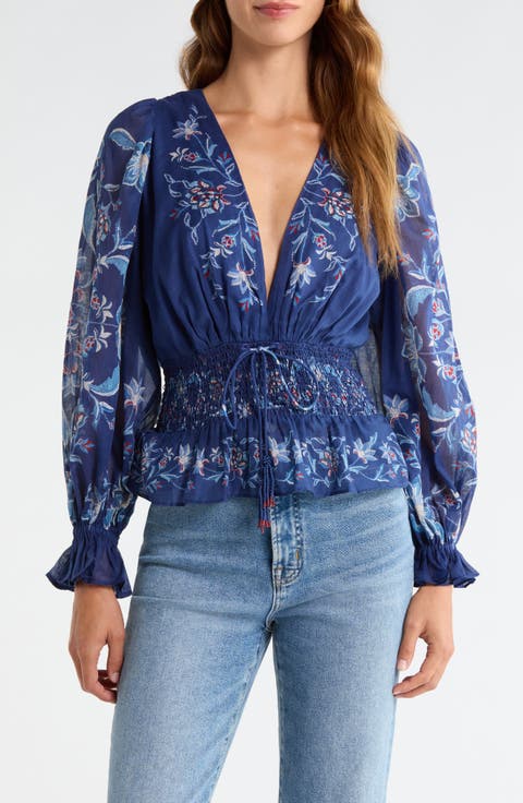 Winter Loom Peasant Top