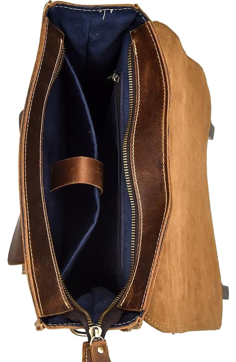 STEEL HORSE LEATHER The Vali Backpack | Handmade Vintage Leather, Alternate, color, Brown