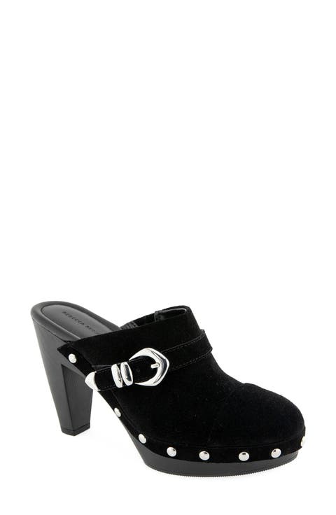 Priyan Cap Toe Leather Clog