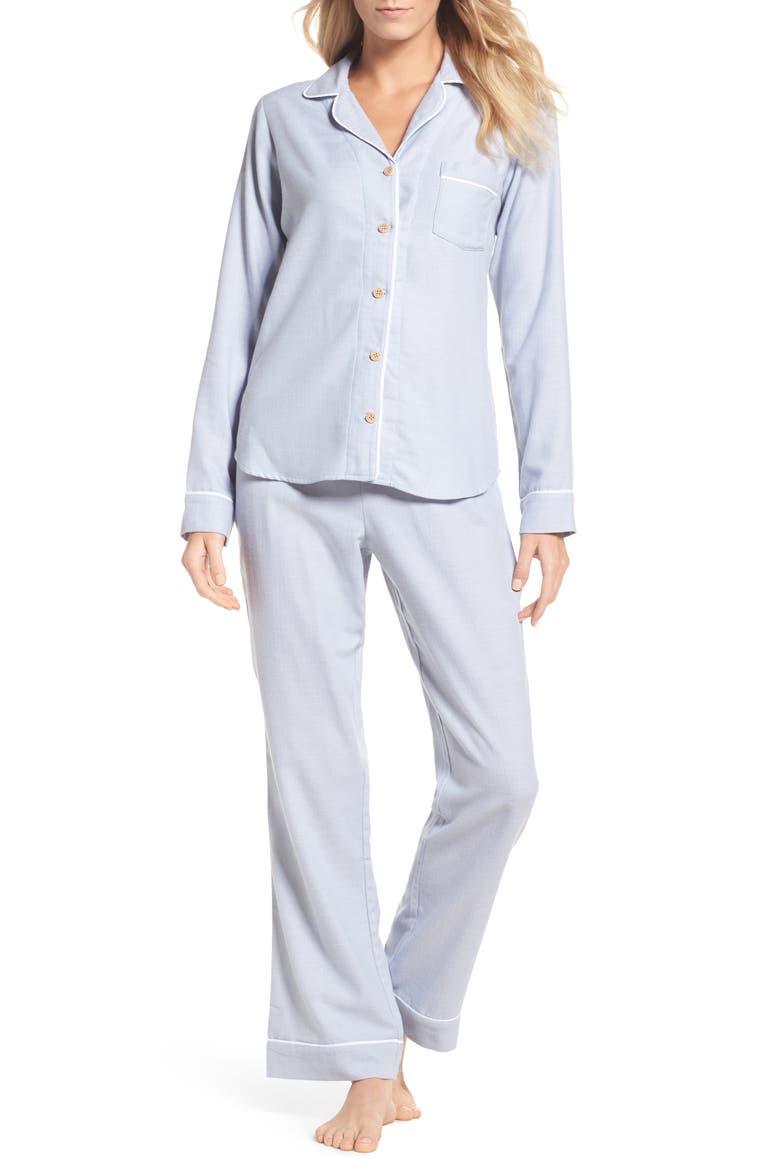 Raven Herringbone Pajamas, Main, color, OCEAN MIST