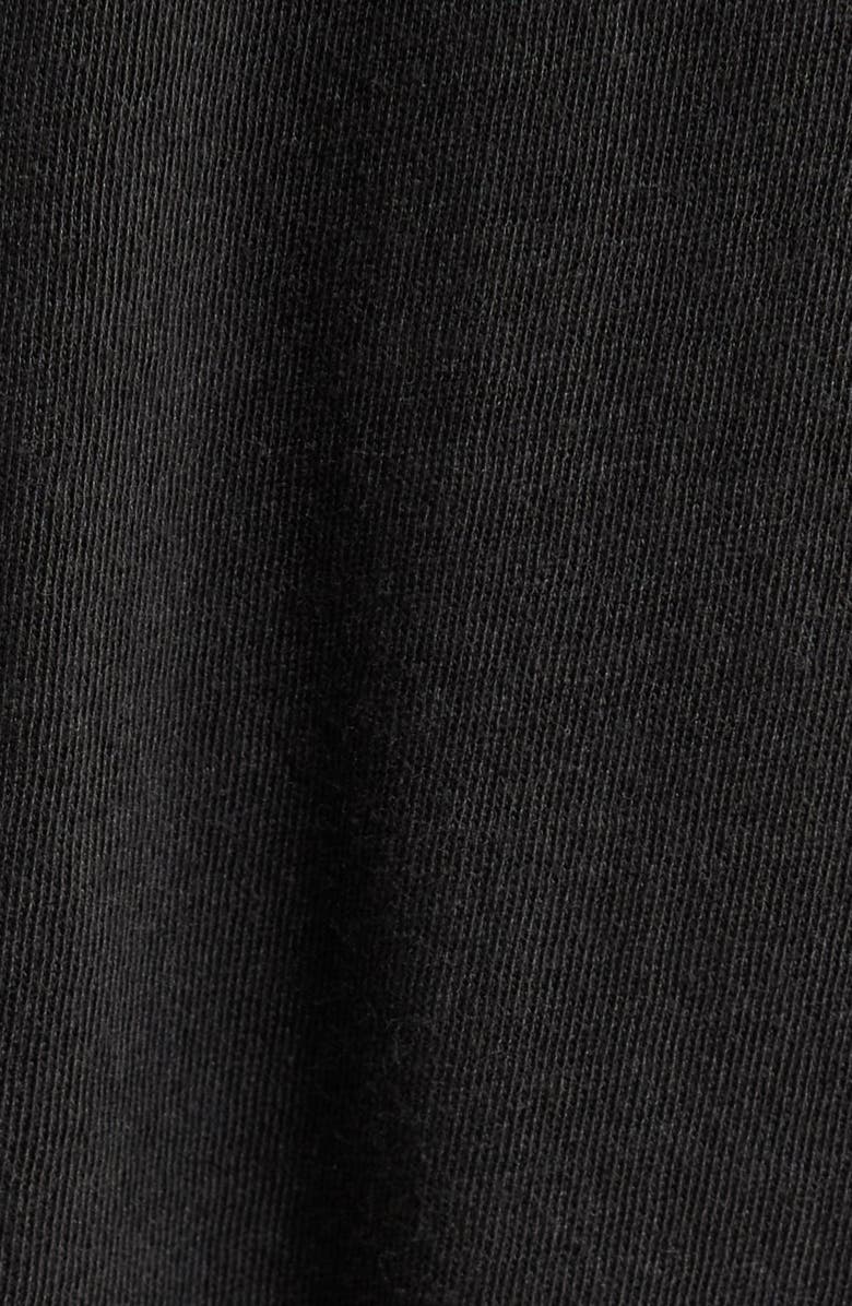 Lunya Organic Pima Cotton Wide Leg Lounge Jumpsuit, Alternate, color, Immersed Black