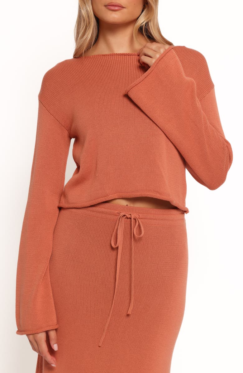 Petal & Pup Rooey Boxy Cotton Sweater, Main, color,