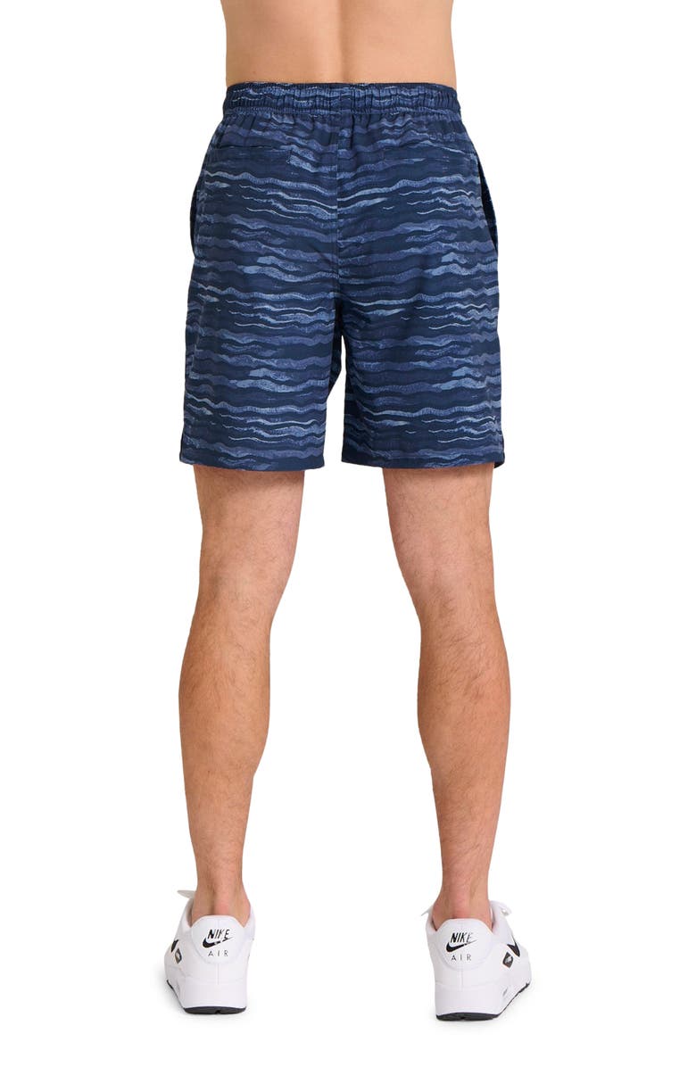 Bad Birdie Active Wave Print Performance Golf Shorts, Alternate, color,