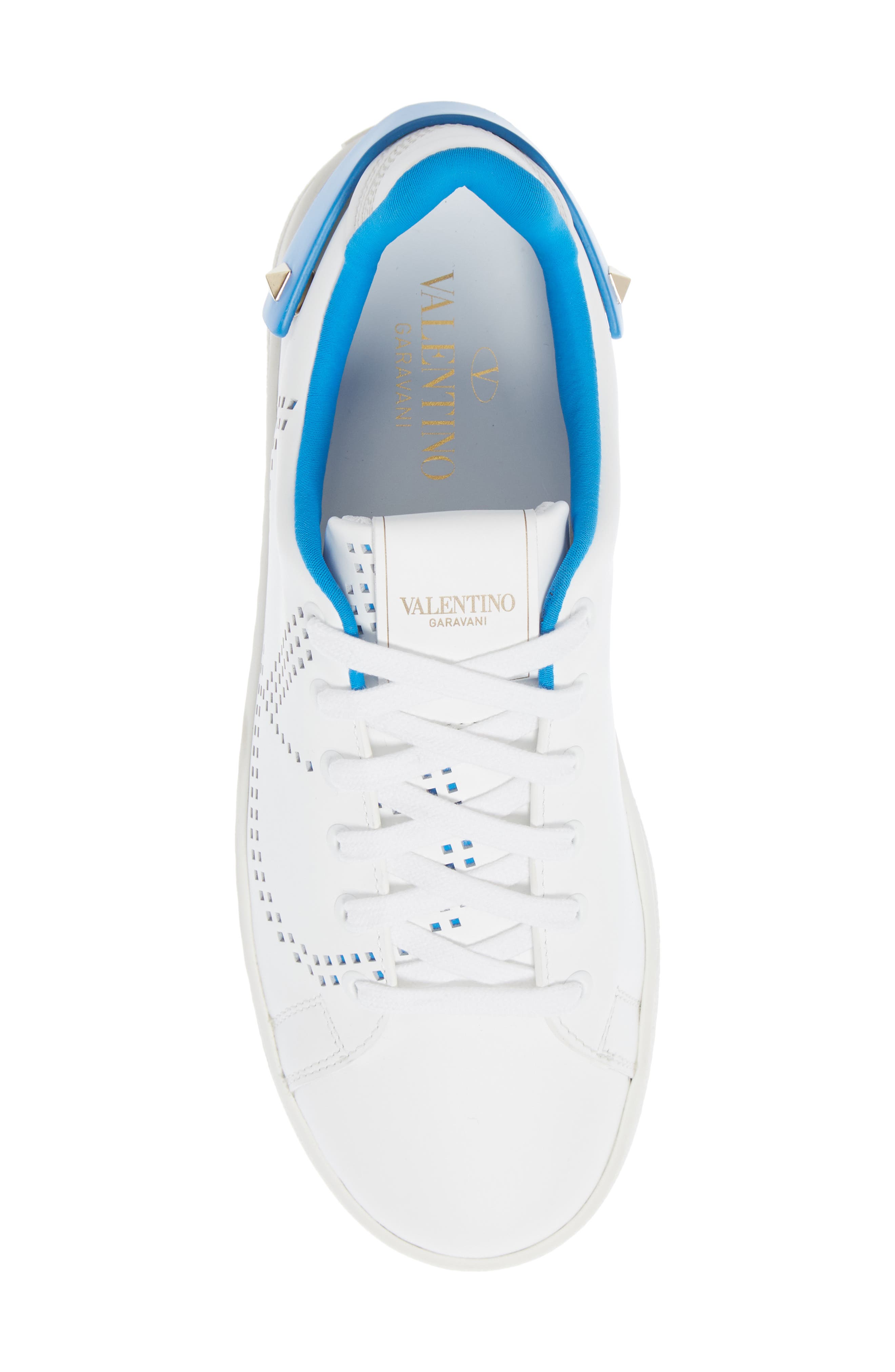 Valentino VLOGO Sneaker, Alternate, color, BLUE