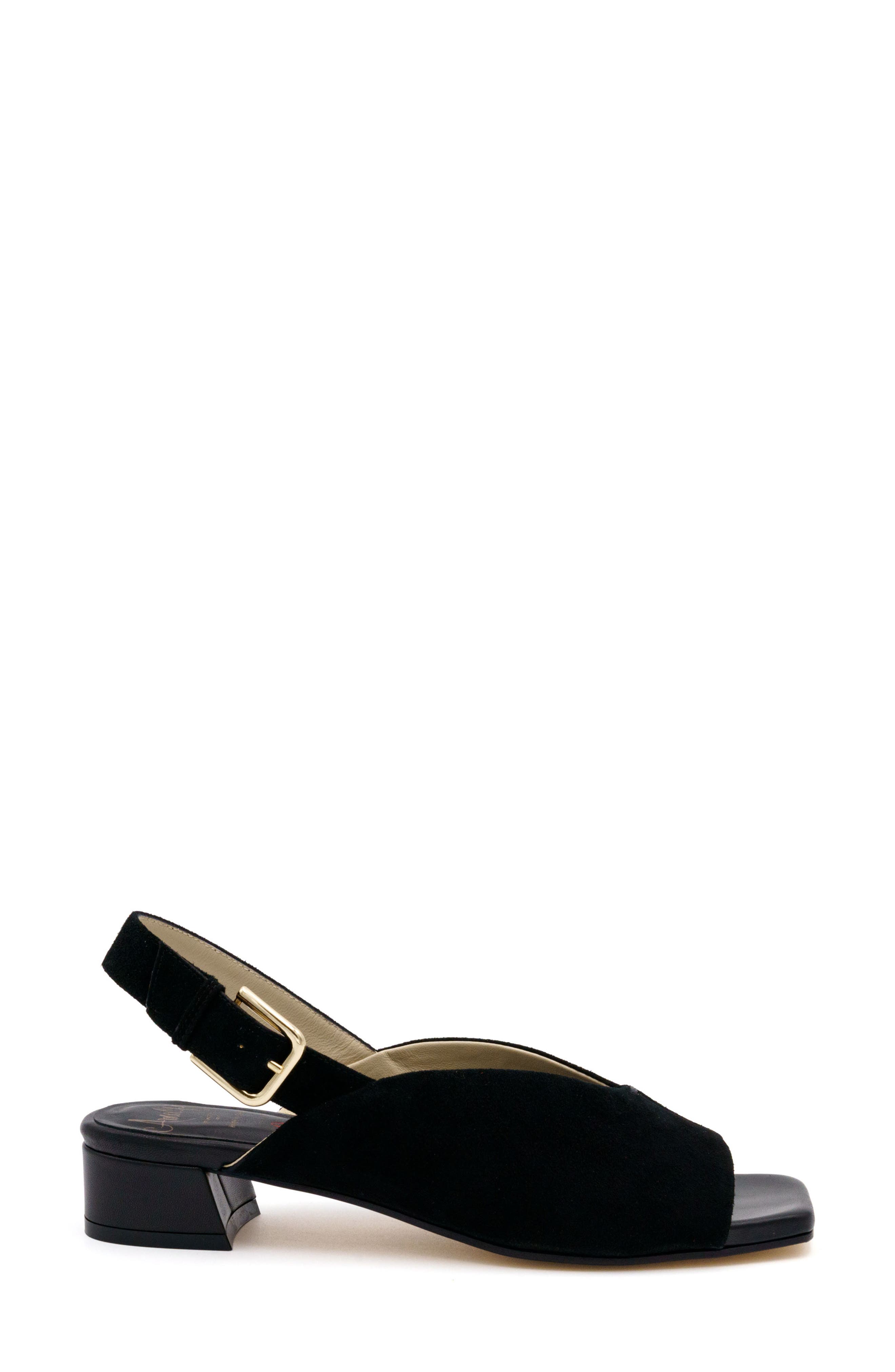 Amalfi by Rangoni Balista Slingback Sandal, Alternate, color, Black Cashmere