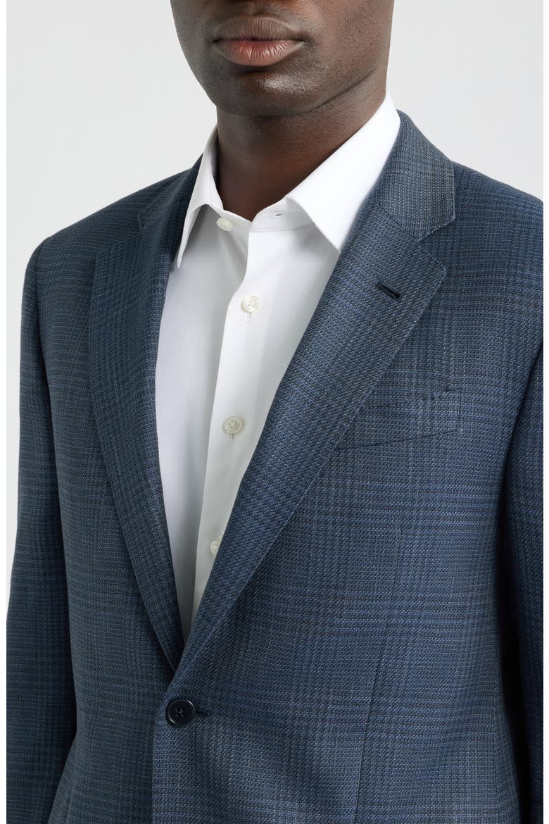 Virgin Wool Blend Sport Coat, Alternate, color, BLUE GREY