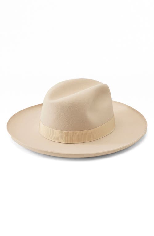 Helen Kaminski Augustine Merino Wool Fedora In Brown