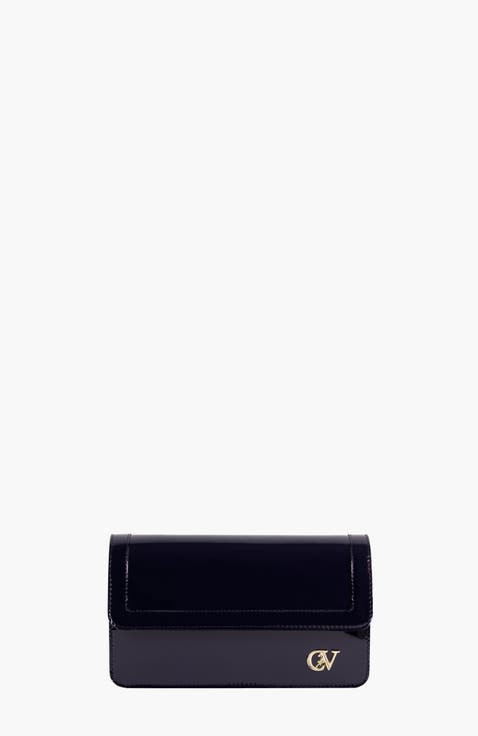Iconic By Cavalinho Patent Leather Clutch Shoulder Bag 648