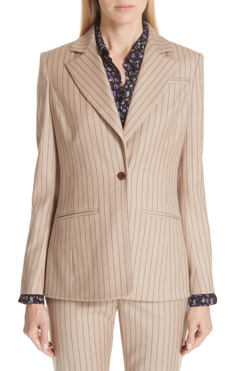 Altuzarra Pinstripe Jacket, Alternate, color, 