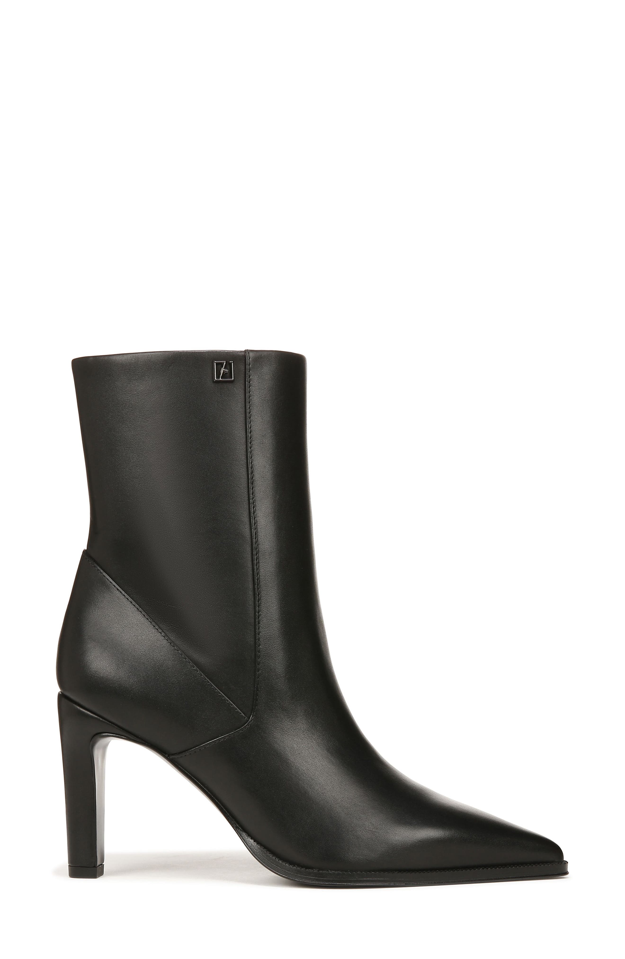 Franco Sarto Appia Pointed Toe Bootie, Alternate, color, Black