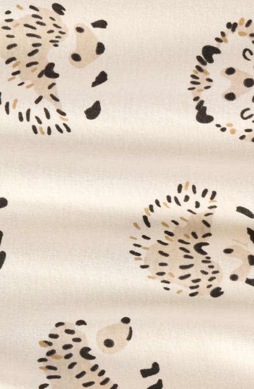 Butterblu Kids' Zen Print Fitted Organic Cotton Two-piece Pajamas In Animal Print