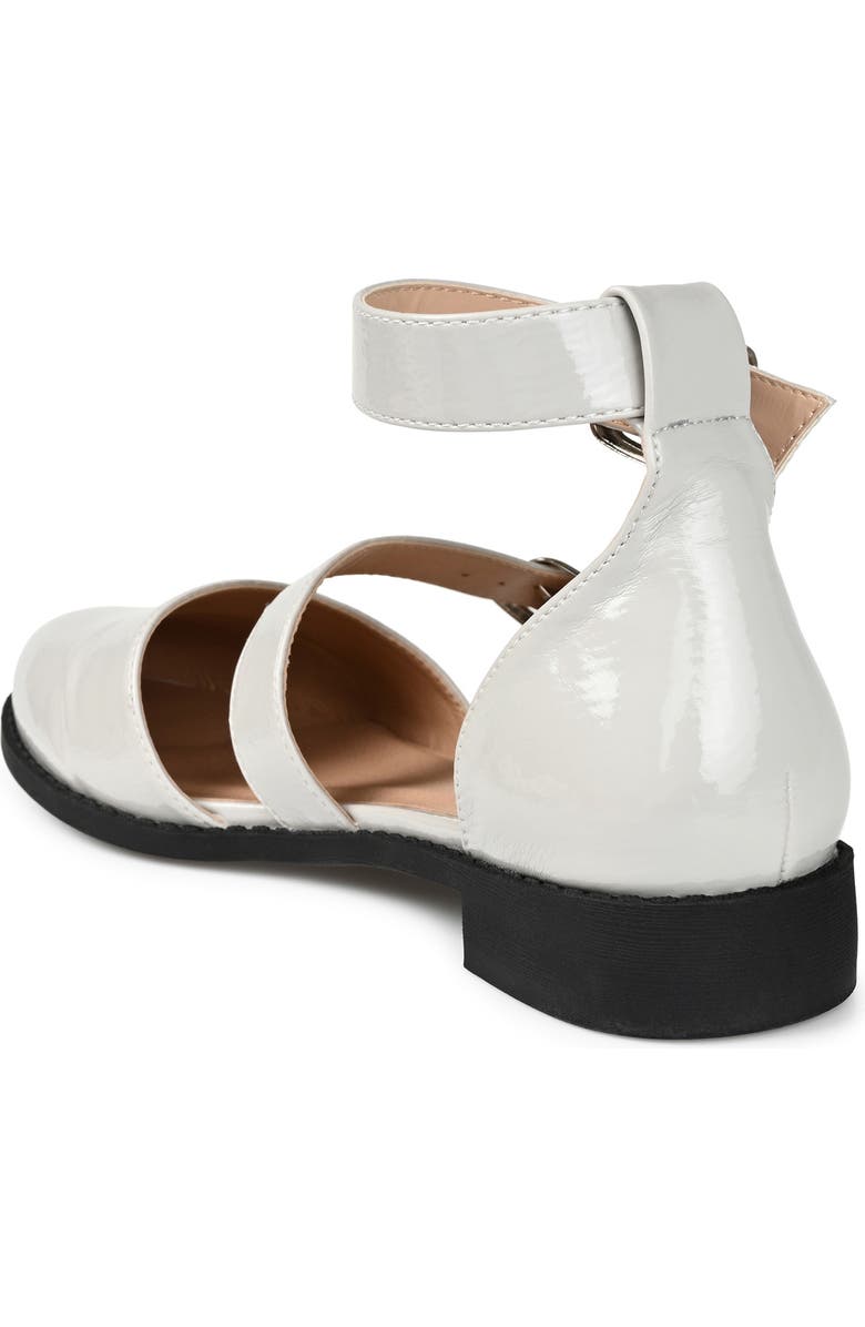 Journee Collection Constance Buckle Sandal - Wide Width, Alternate, color, Grey