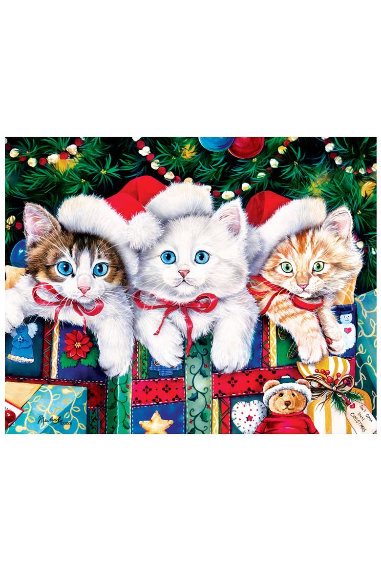 Holiday Pups & Cats 100pc Puzzles 4-Pack, Alternate, color, Multicolor