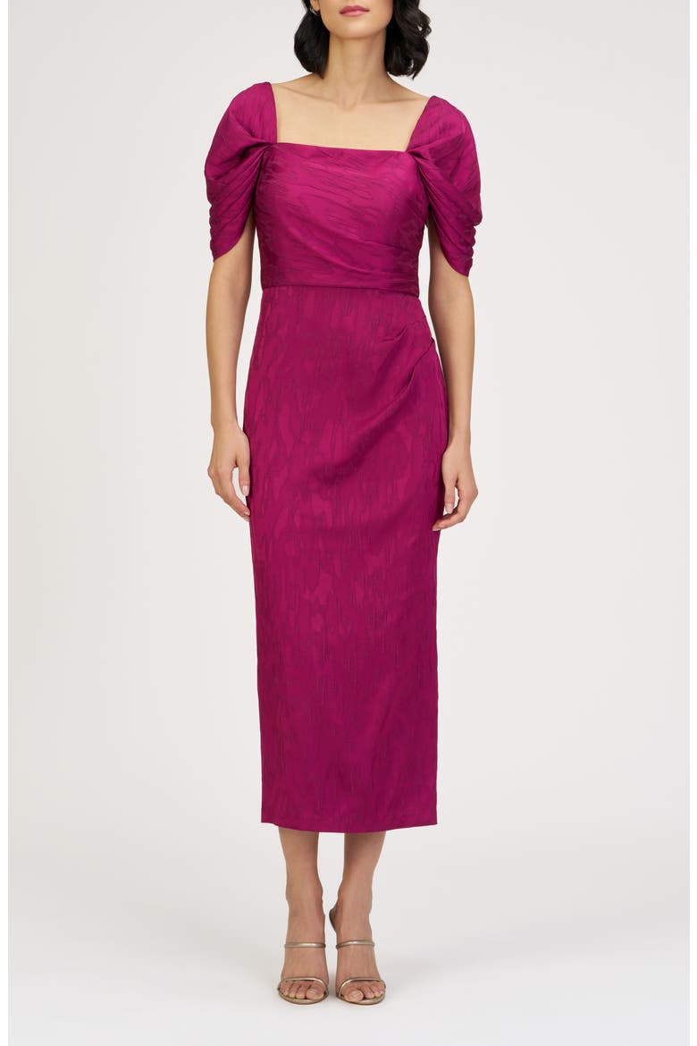 Phoebe Convertible Sleeve Cocktail Dress, Main, color, RASPBERRY