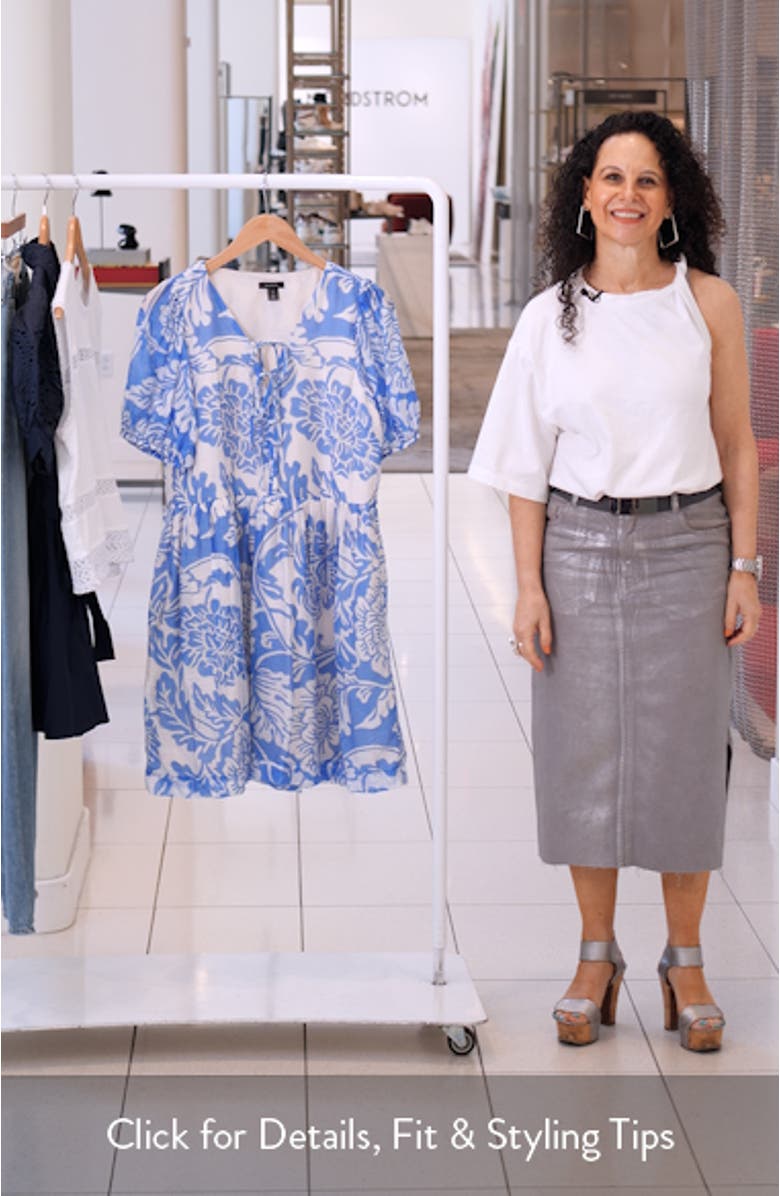 Tie Neck Minidress, sales video thumbnail