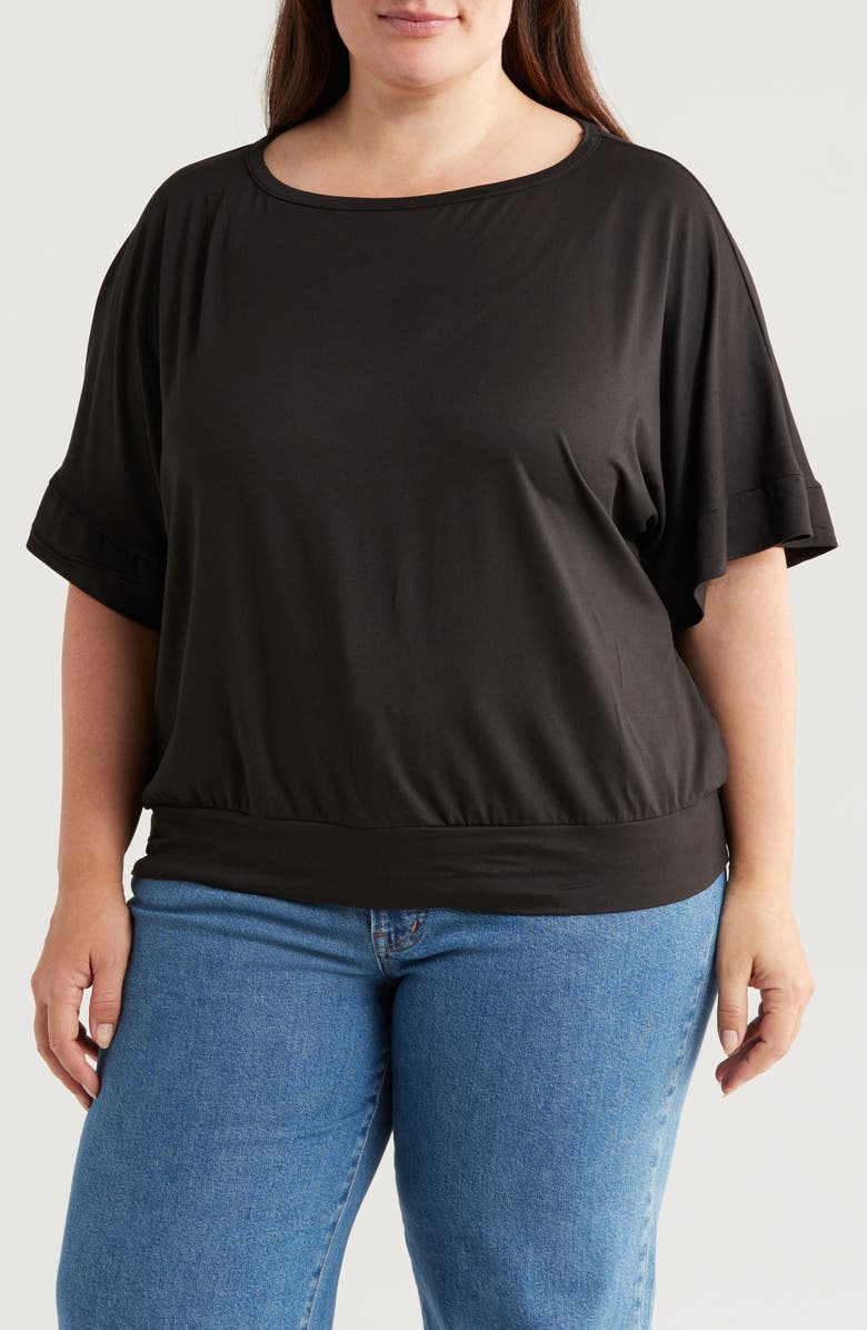 24seven Comfort Apparel Loose Fit T-Shirt, Main, color, Black