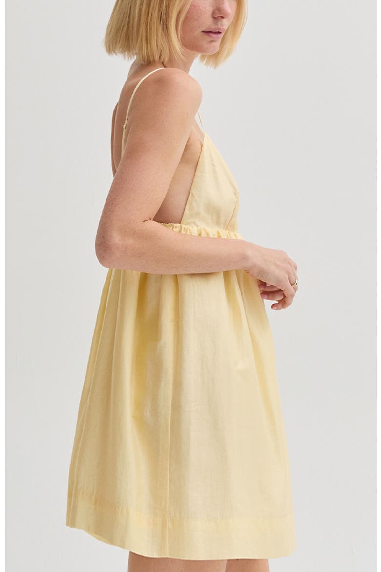 Babydoll Tencel Blend Mini Dress, Alternate, color, Butter